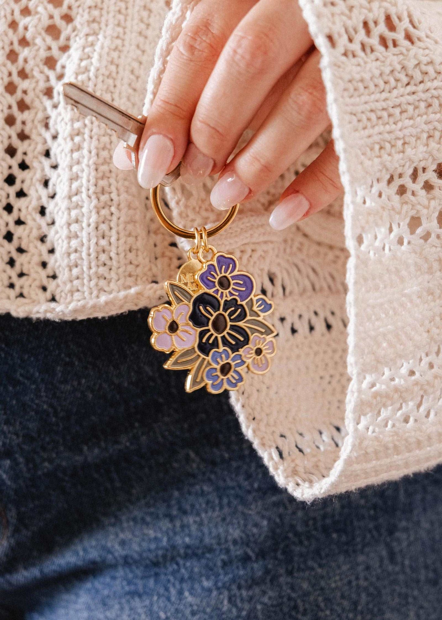 Floral Bouquet Keychain
