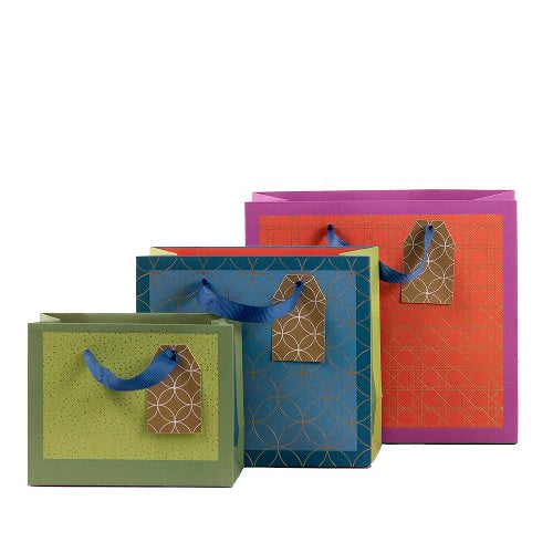 Gift Bags Colour Block
