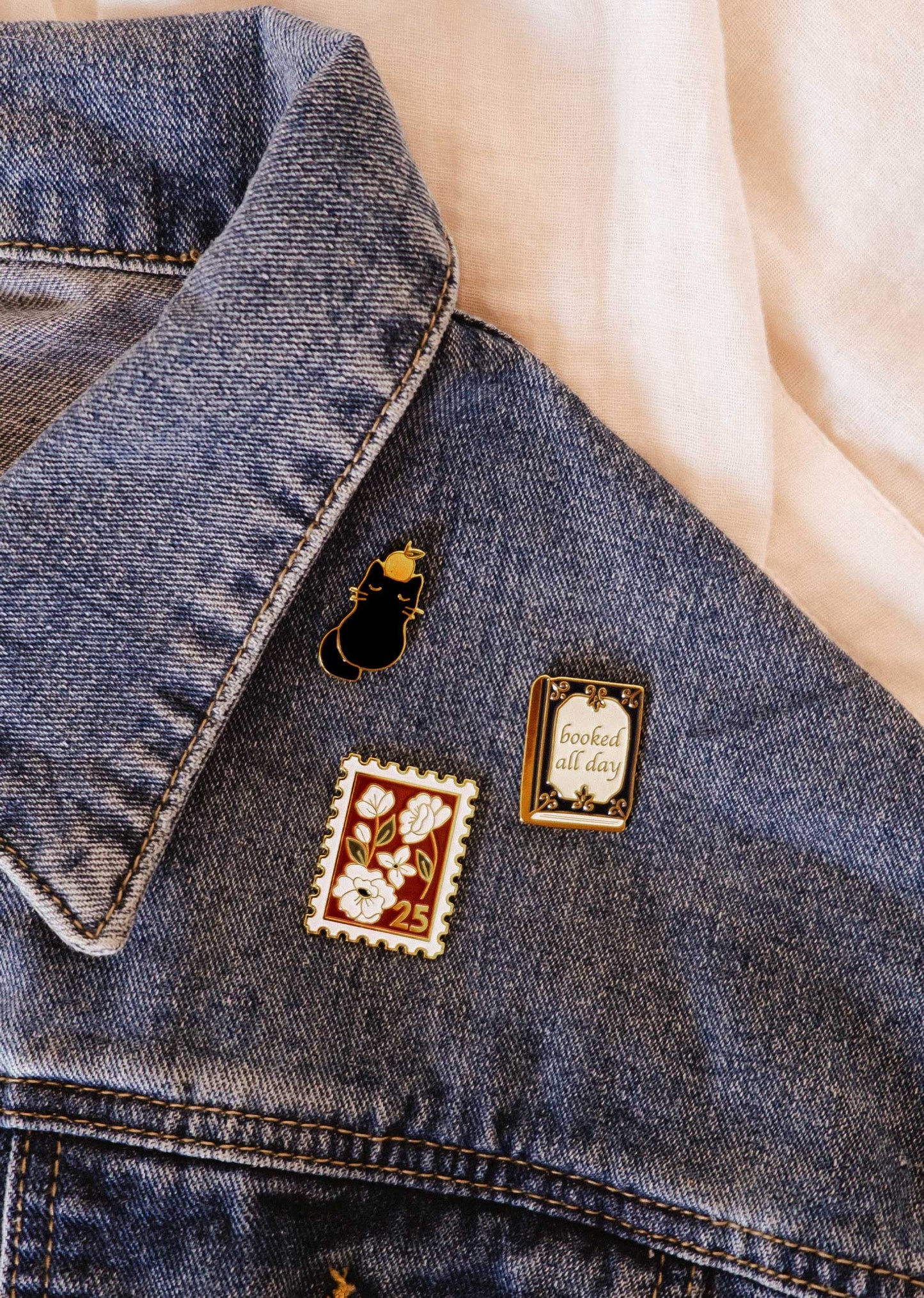 Booked All Day Enamel Pin