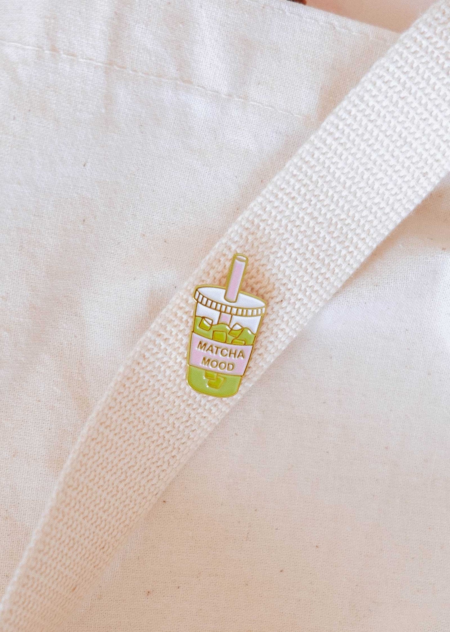 Matcha Mood Enamel Pin