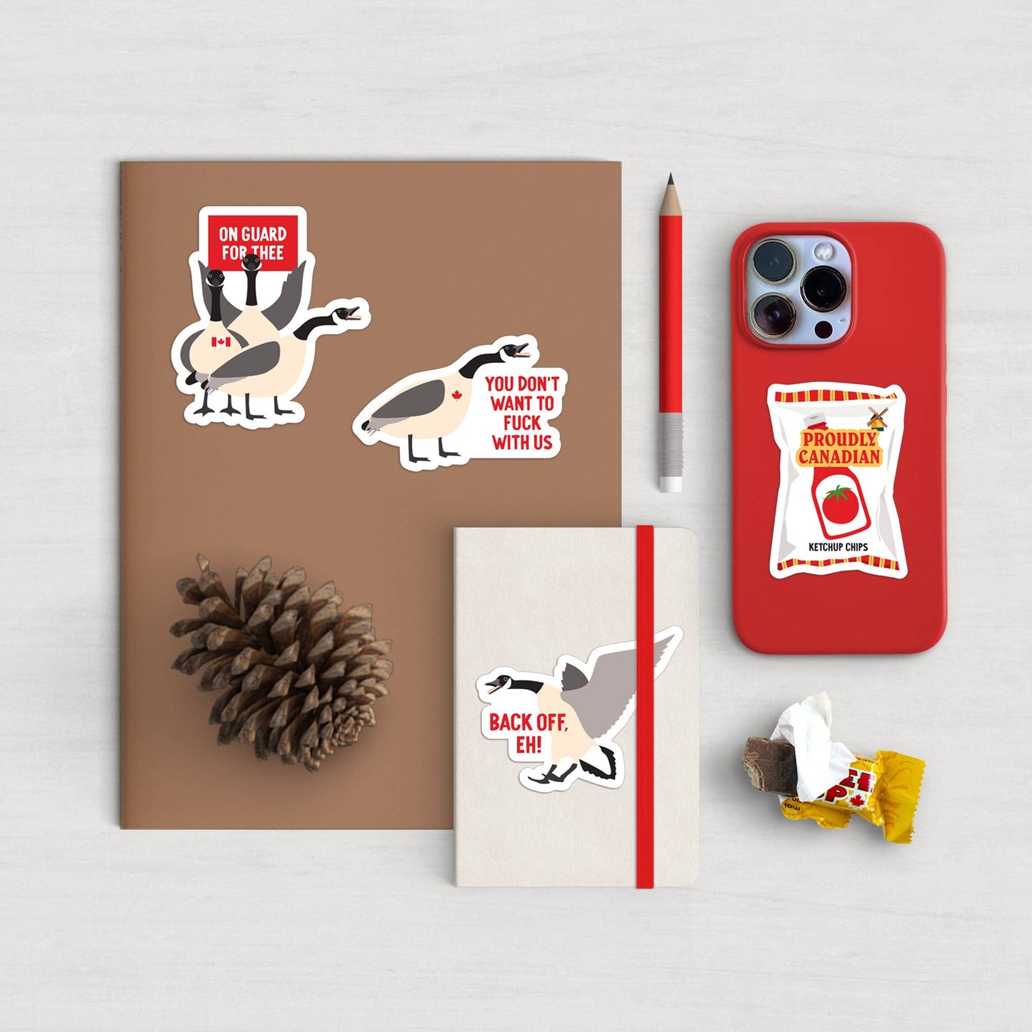 Back off eh Canada goose vinyl sticker