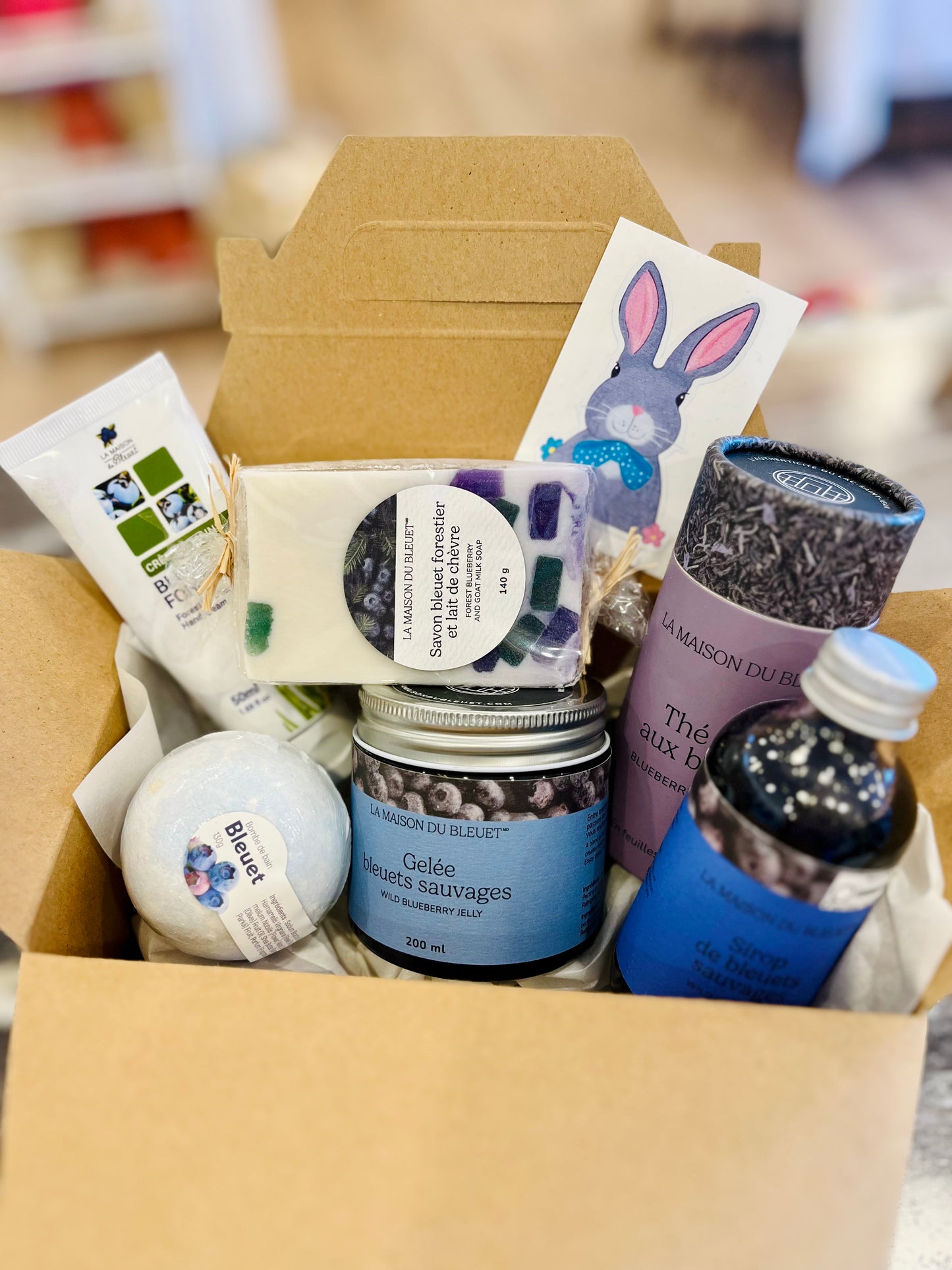 Theme gift box spicy, maple or blueberry