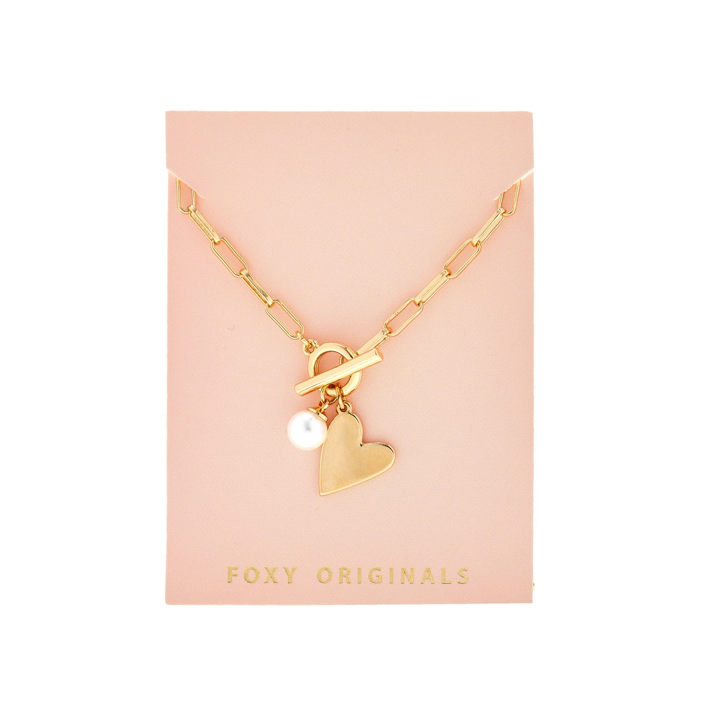 Rosie Heart Necklace on Staple Chain | Valentine's Gifts