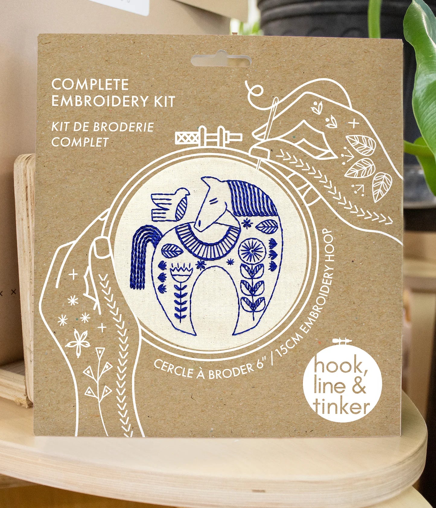 Hygge Horse Embroidery Kit - Hook, Line & Tinker
