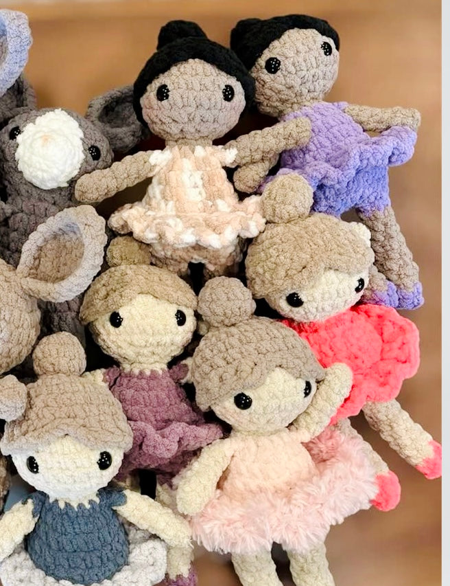 Ballerina - Handmade Stuffed Doll