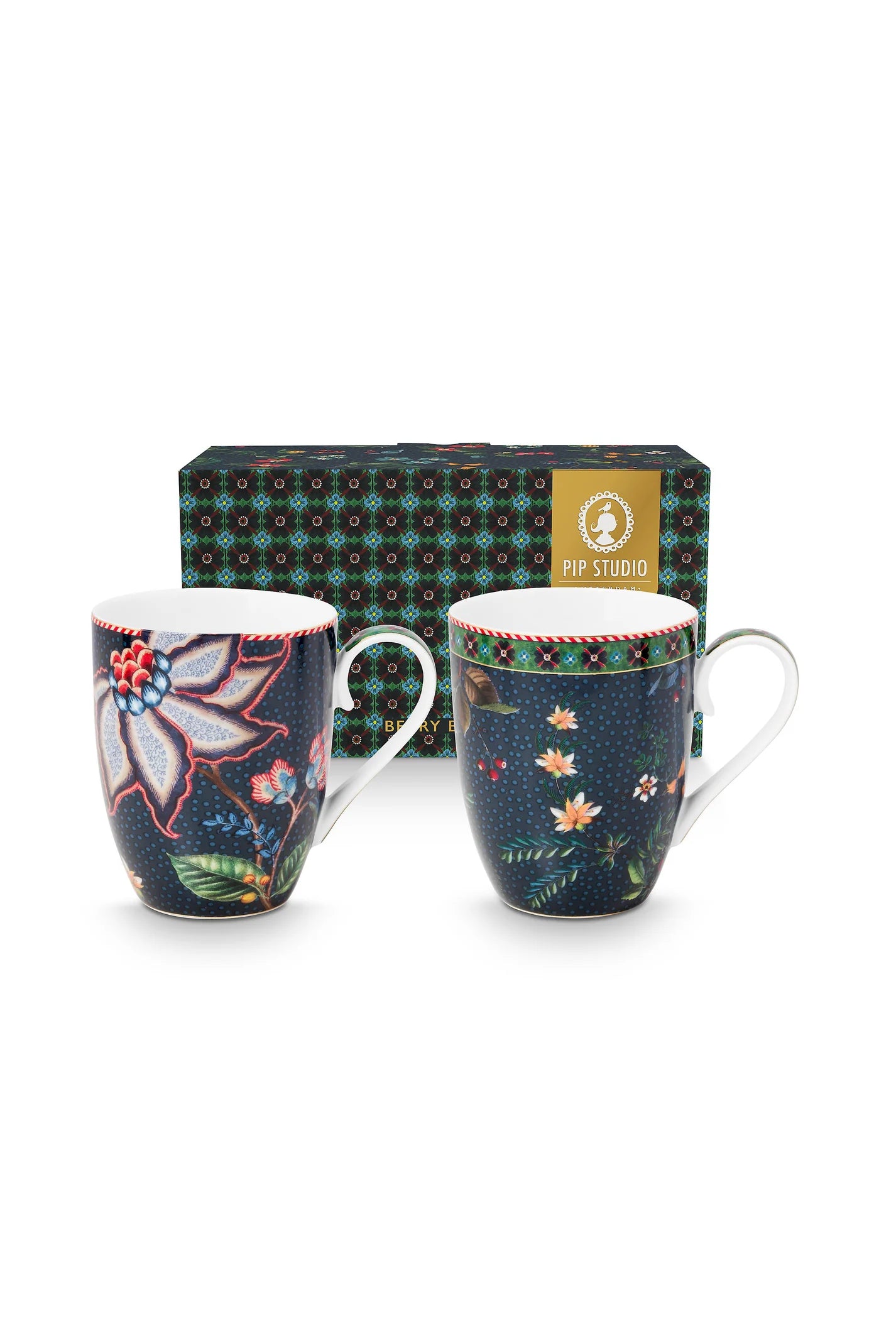 Berry Blues Mug Gift Set of 2