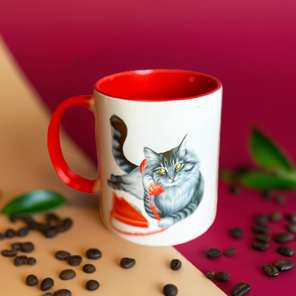 Animals on the Phone Mugs