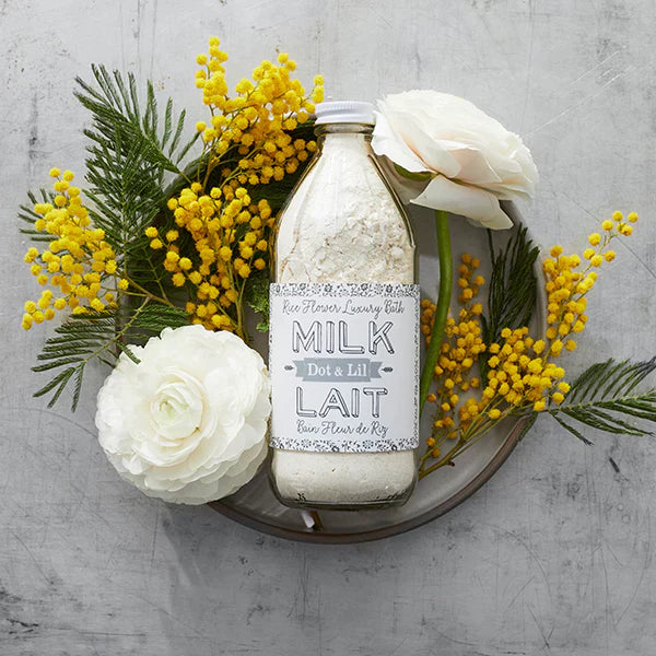 Rice Flower Milk Bath Powder - Dot and Lil