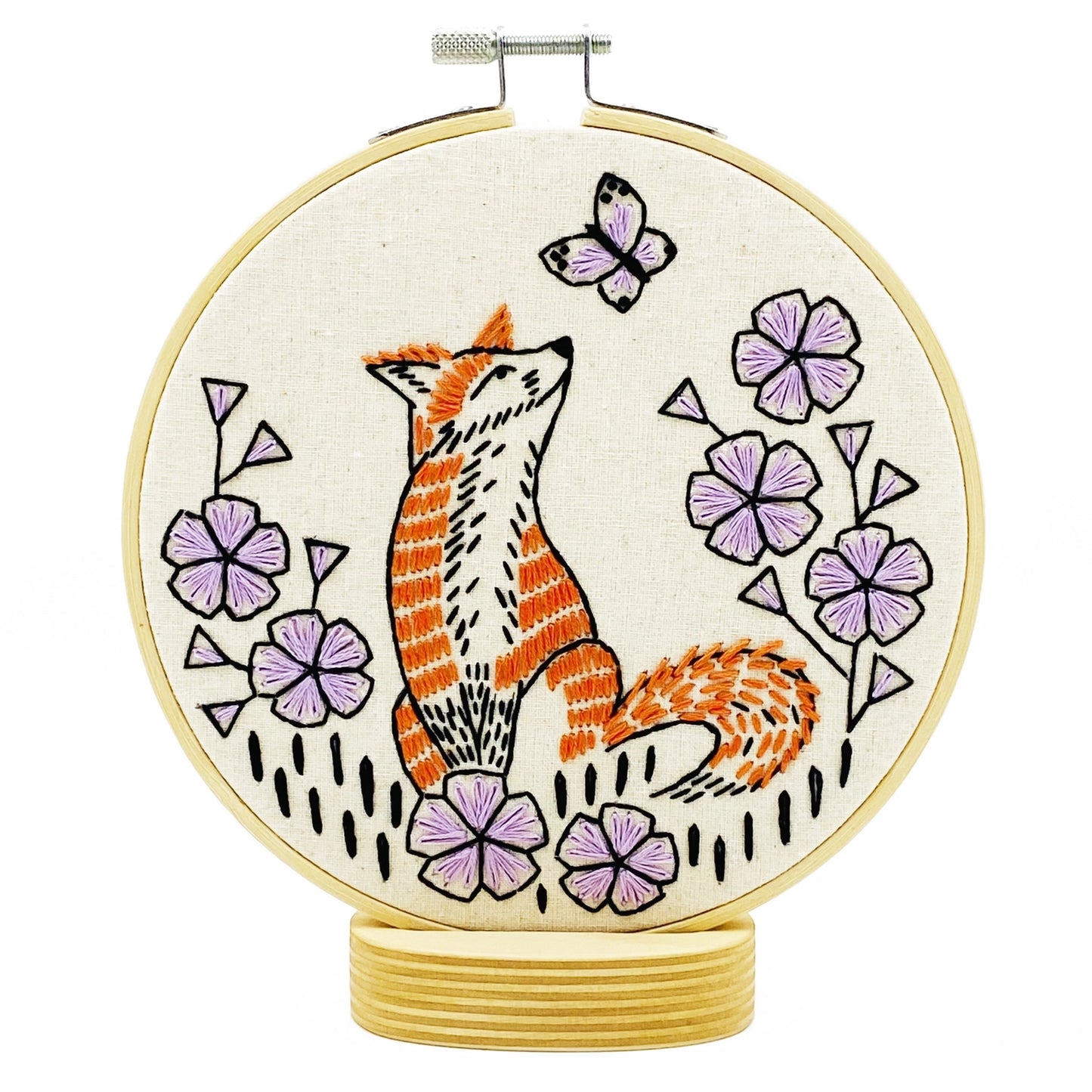 Folk in Phlox Embroidery Kit - Hook, Line & Tinker