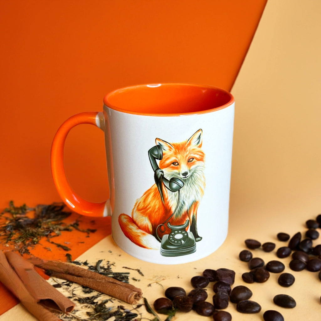 Animals on the Phone Mugs