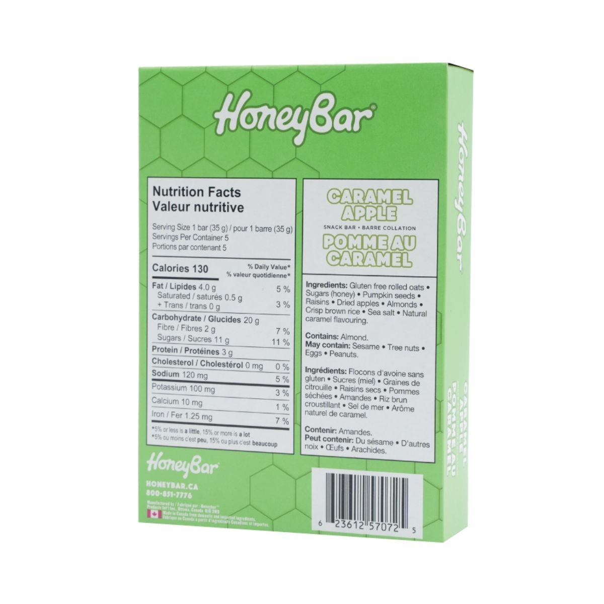 Apple Caramel Snack Bars