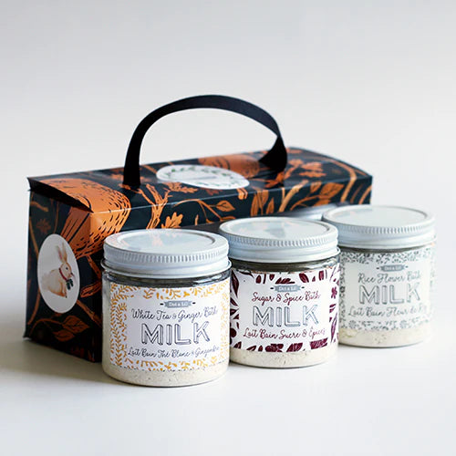 Holiday Milk Bath Trio Gift Set - Dot and Lil