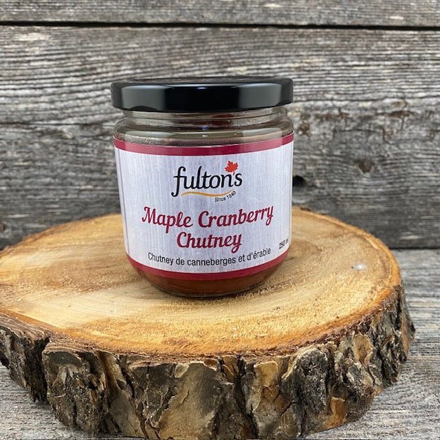 Cranberry Chutney made with Organic Maple Syrup - Fulton’s
