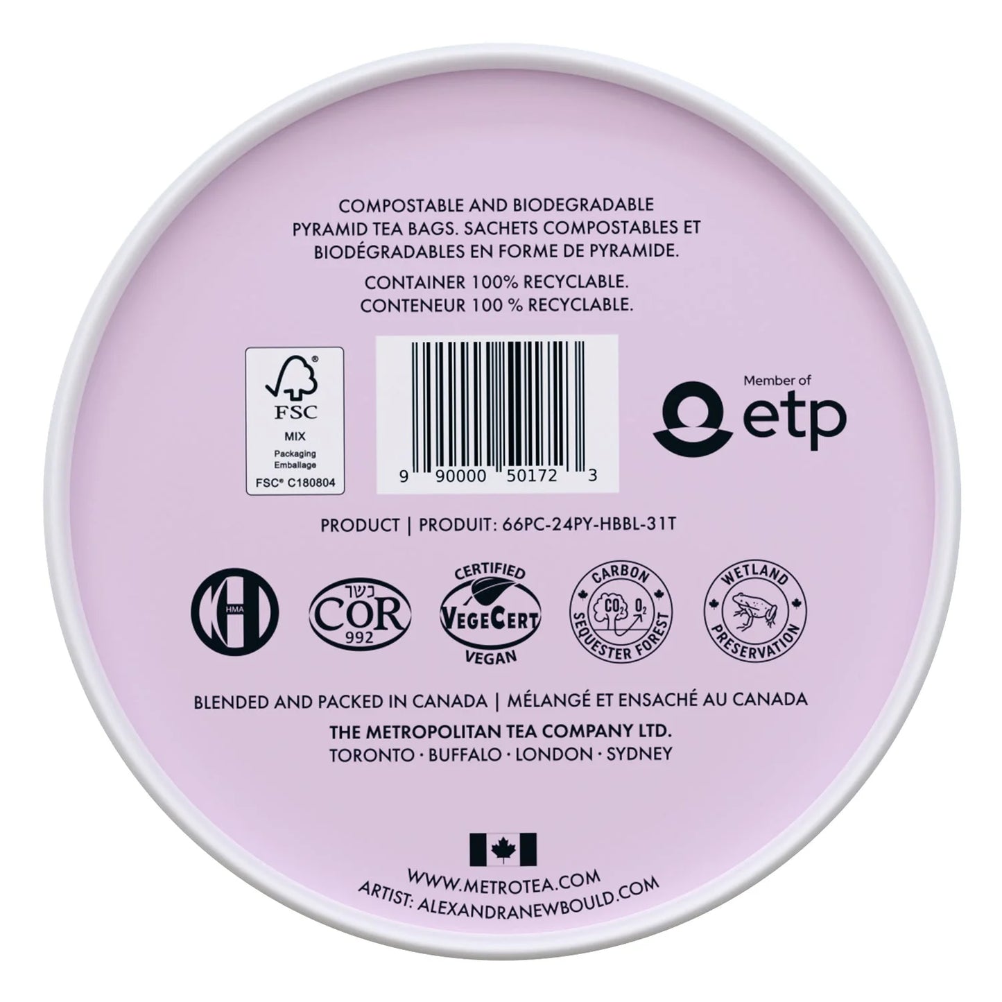 Lavender Lemonade - Teabags - Tisane - M21