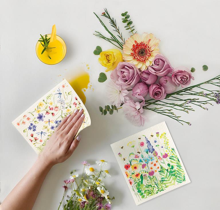 Bee Garden Dish Cloth