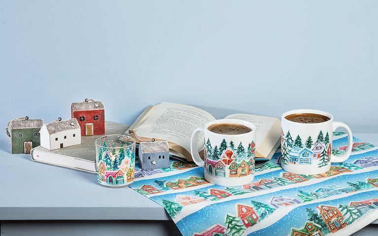 Winter Houses Mug