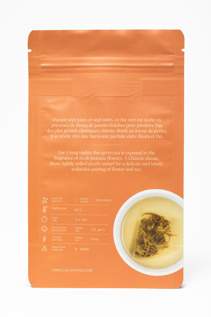 Jasmine Pearls Green Tea - Loose Leaf - Camellia Sinensis