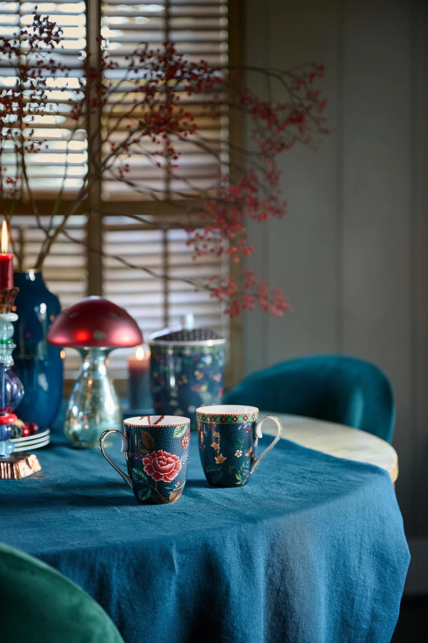 Berry Blues Mug Gift Set of 2