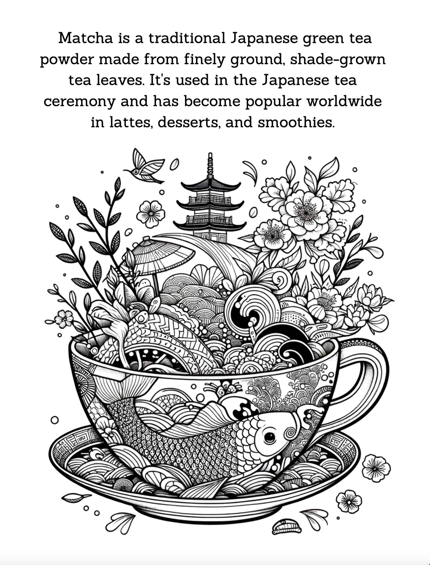 Steeped in Art: Elegant Tea Cup Designs to Color