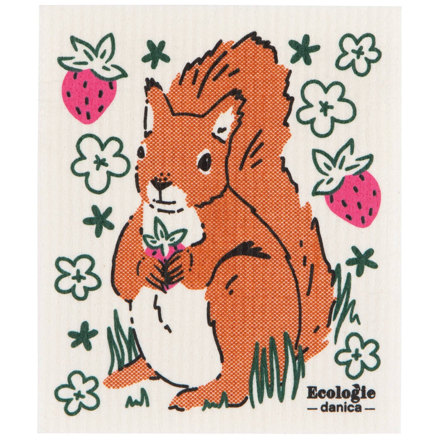 Ecologie Mr. Squirrel Swedish Dishcloth