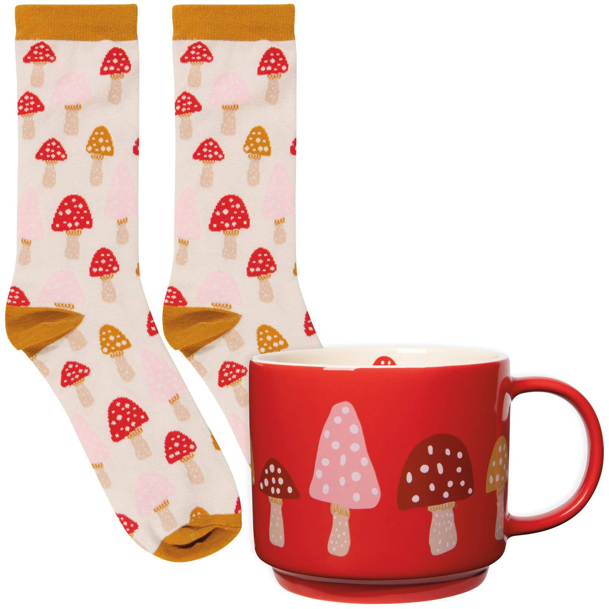 Jubilee Toadstool Mug and Socks Set