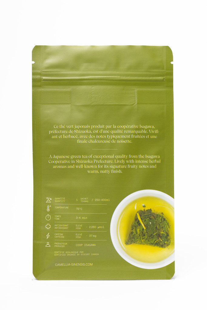 Sencha Nagashima Green Tea - Organic Loose Leaf or Teabags