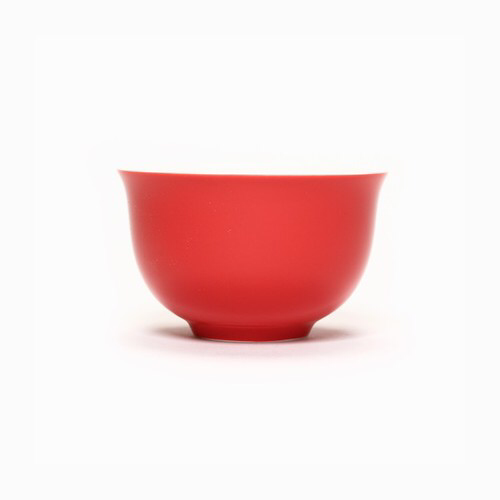 Porcelain Cups - Scarlet Red - Camellia Sinensis