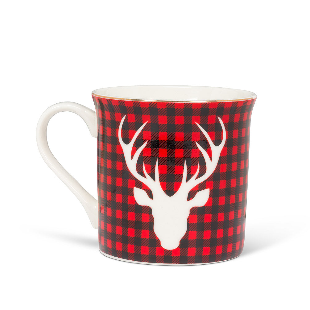 Buffalo Check Deer Mug - Abbott Collection