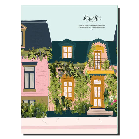 Spring Houses Notebook - Lili Graffiti