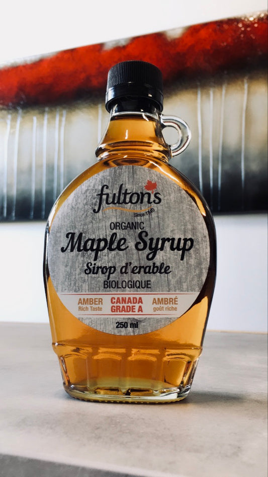 250ml Organic Maple Syrup - Fulton's