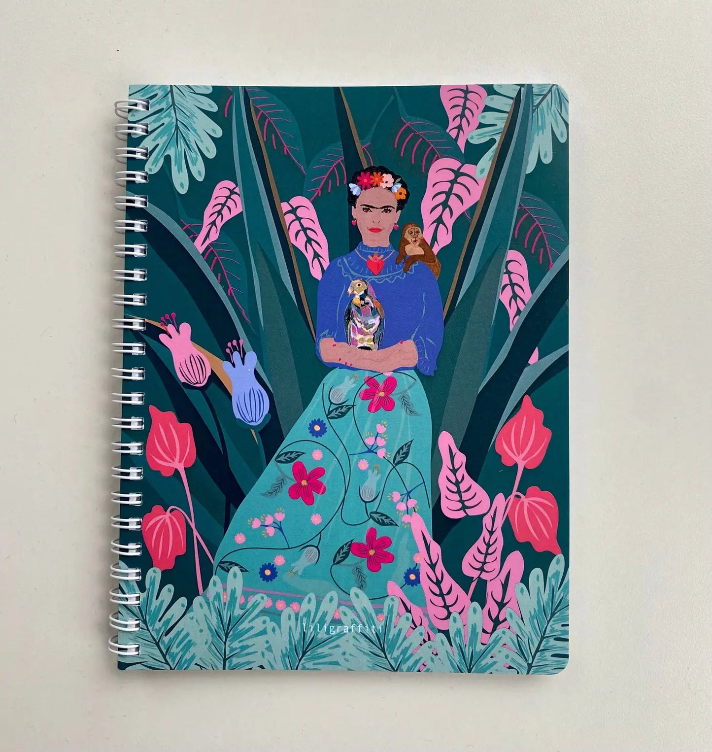 Frida Spiral Notebook - Lili Graffiti