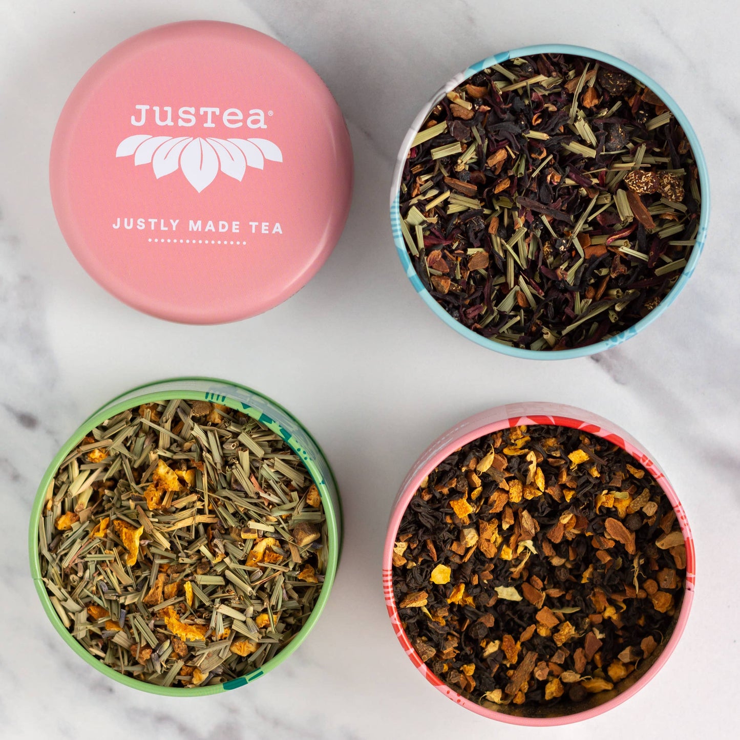 JusTea Holiday Tin Trio