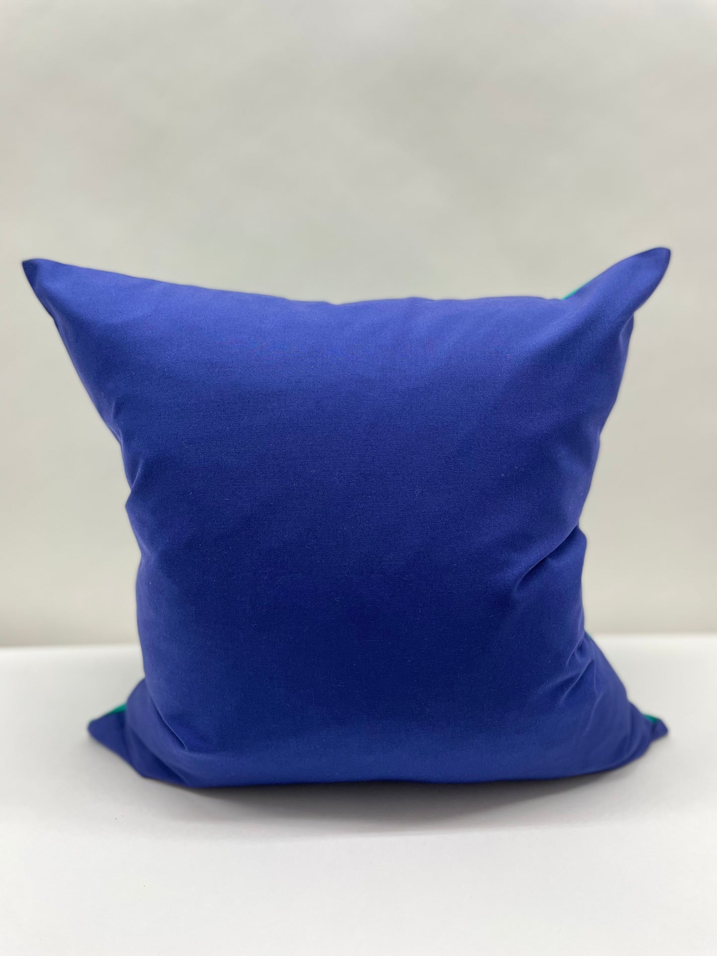 Throw Pillow - Blue/Turquoise - The Plaid Cow