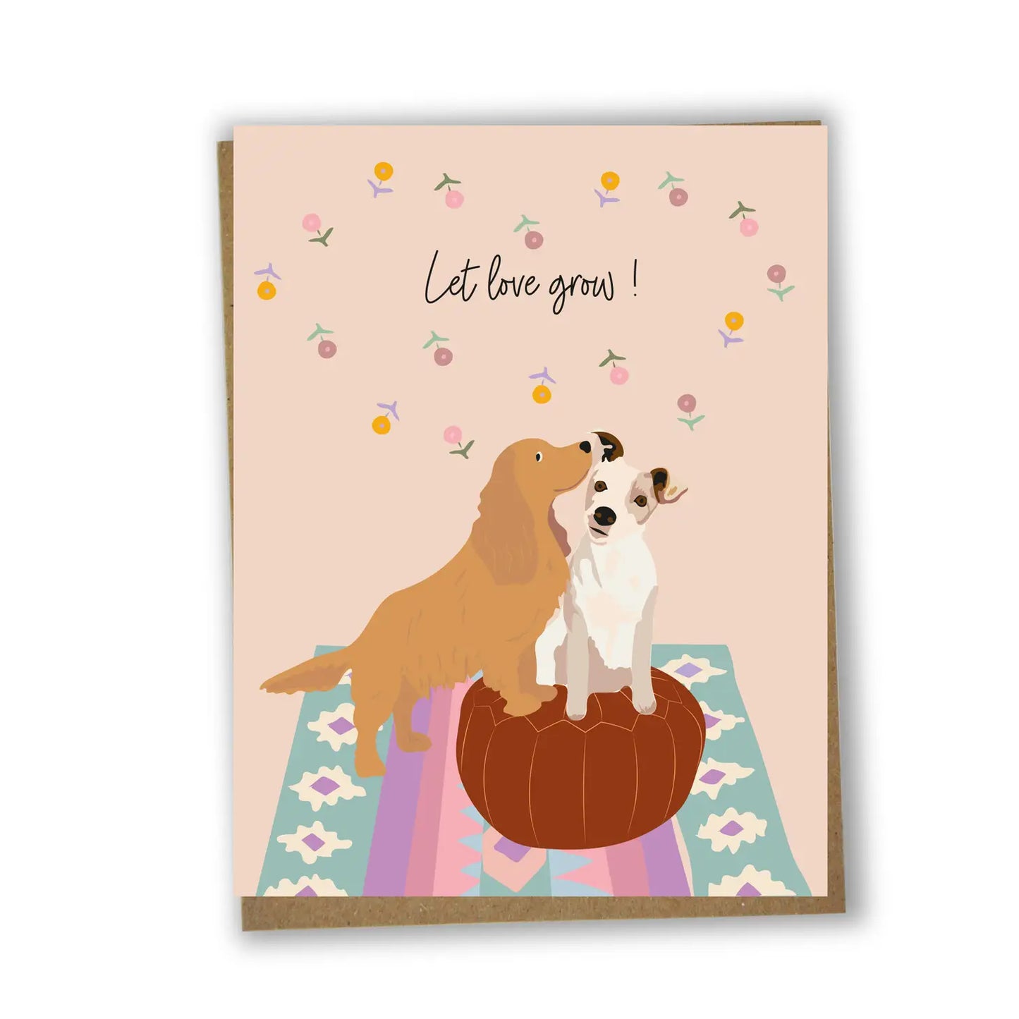 Let love grow greeting card - Lili Graffiti