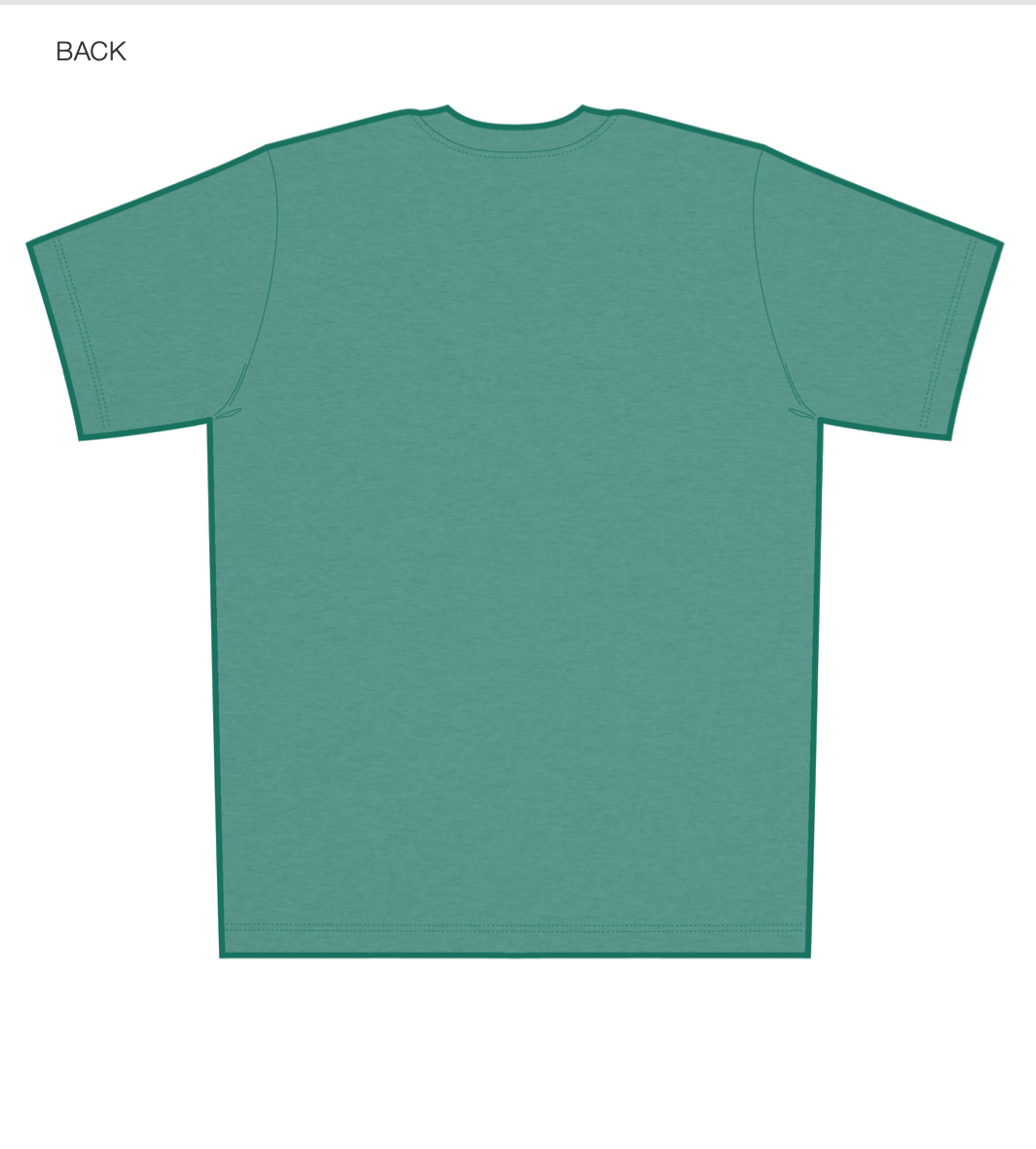 Rise Tshirt Unisex in Olive bi-blend - Kindred Apparel