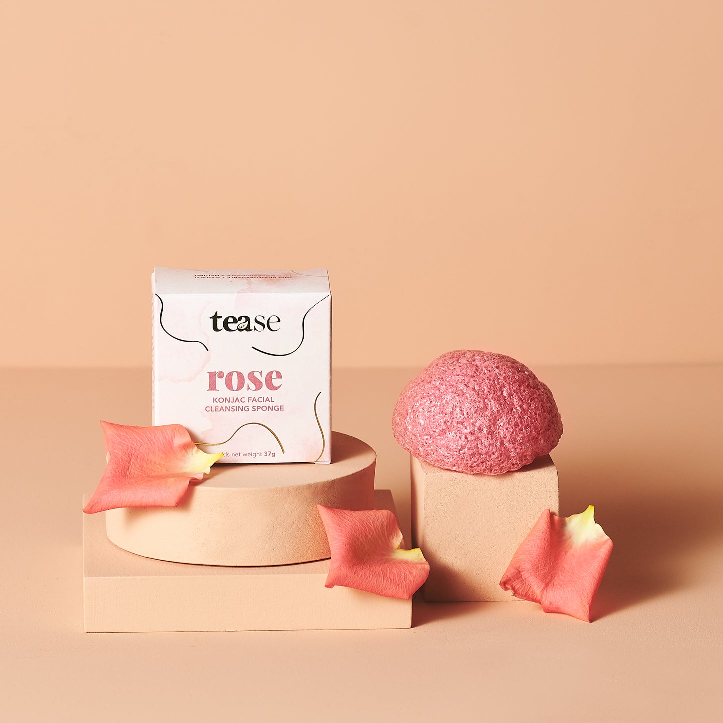 Rose Infused Konjac Sponge - Tease