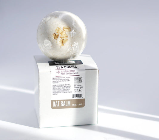 Unscented Oatmeal Spa Bath Bombs - Pure Heart Essentials
