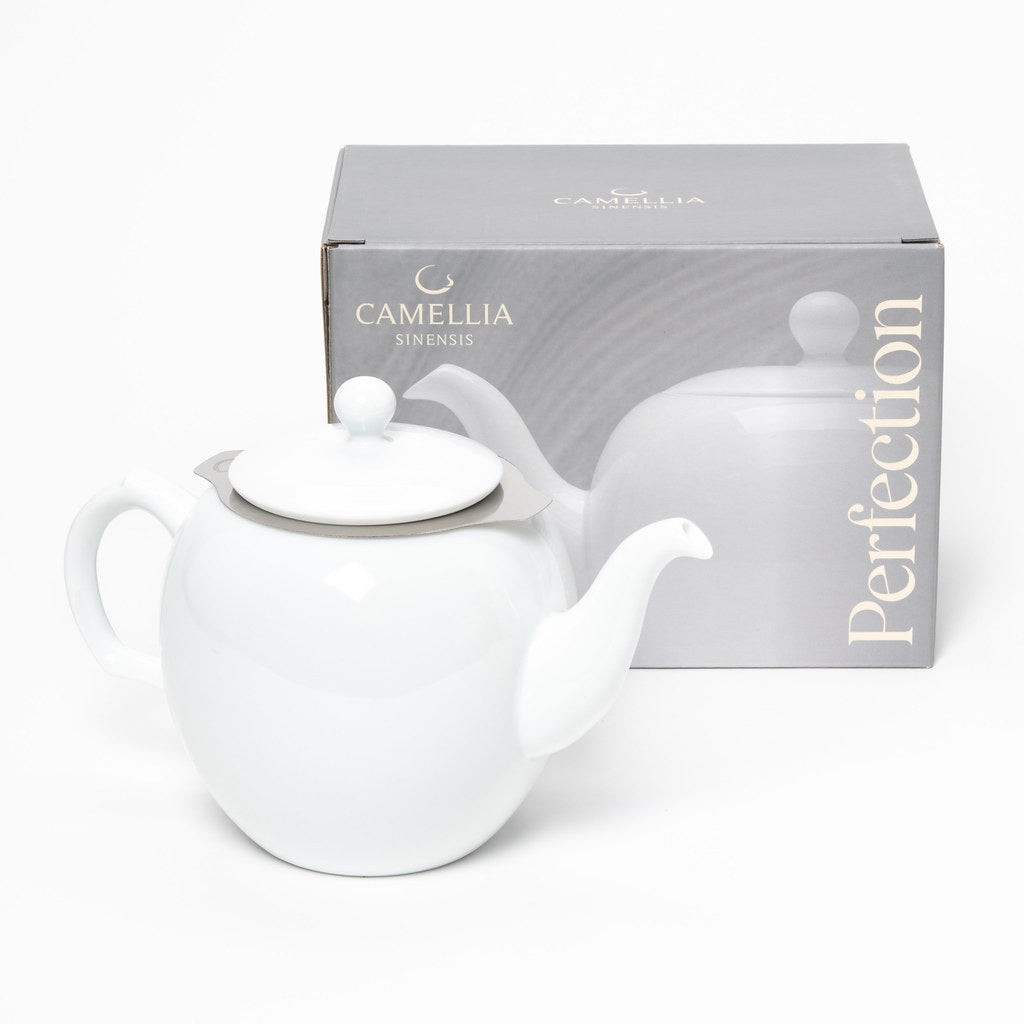 Perfection Porcelain Teapot - White - Camellia Sinensis