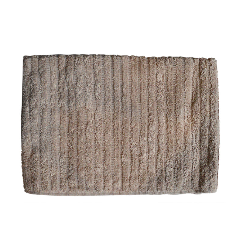 Fairtrade Glo Organic Cotton Stripe Towels - Mushroom