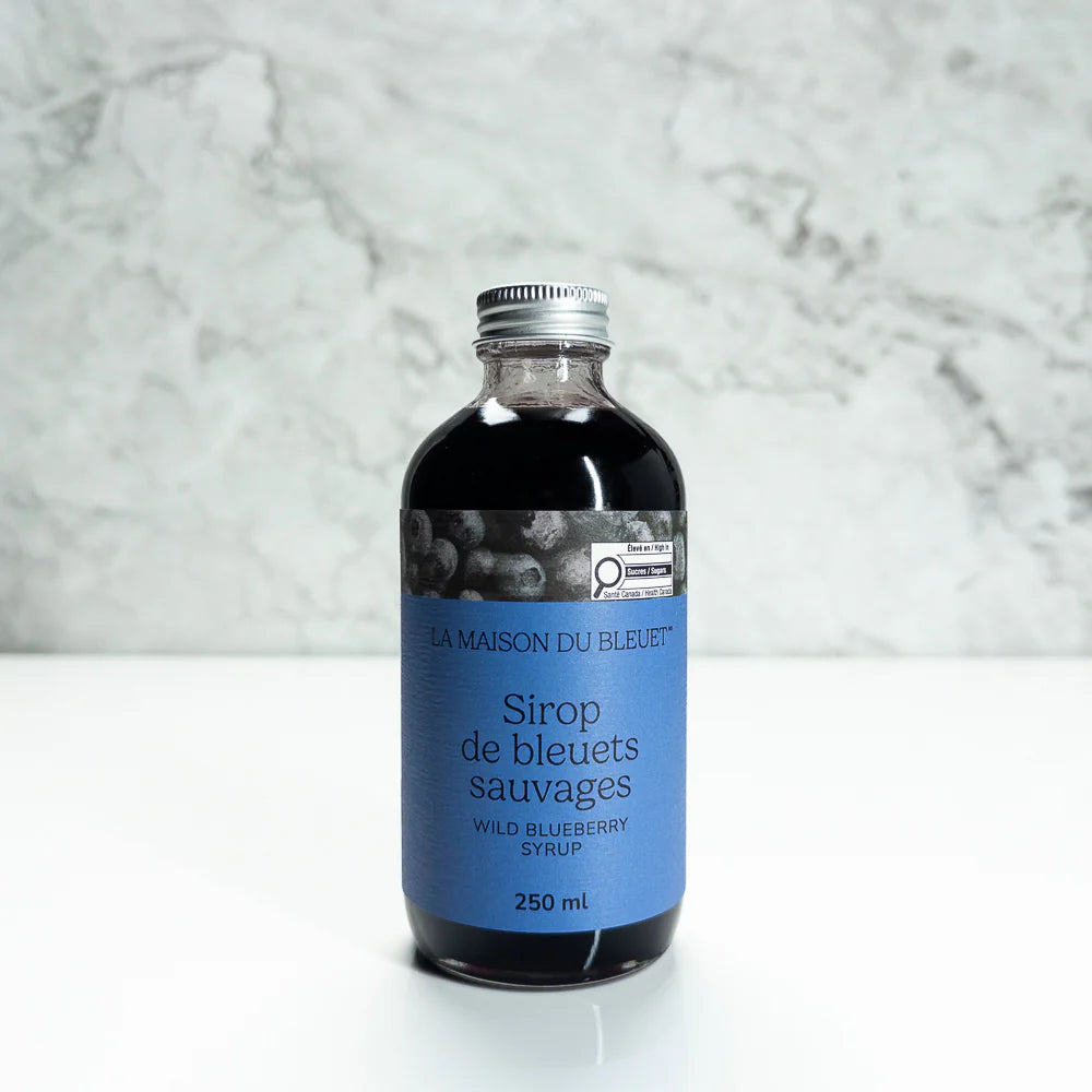Blueberry Syrup - La Maison du Bleuet