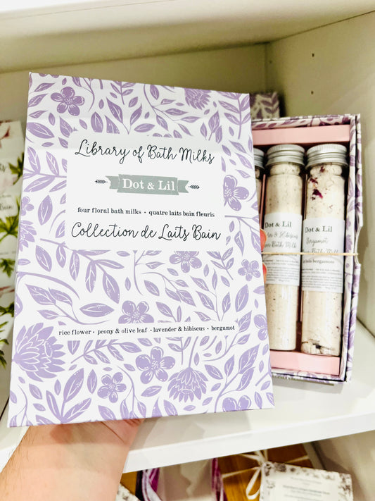 Bath Milk Library Gift Set - Dot and Lil