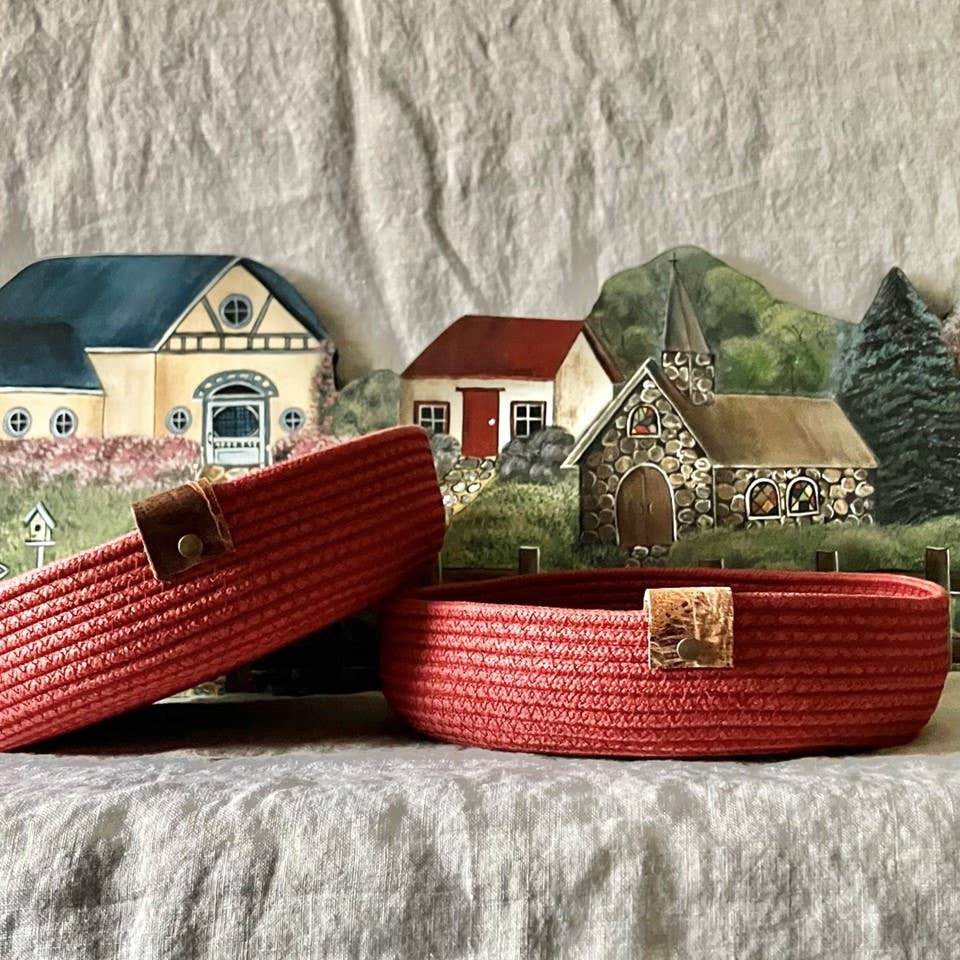 Maroon Rope Home Decor Gift Set