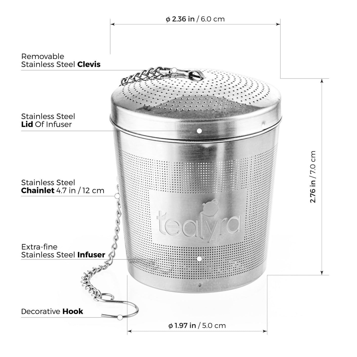 EasyTEA Infuser Ball Strainer Large Capacity
