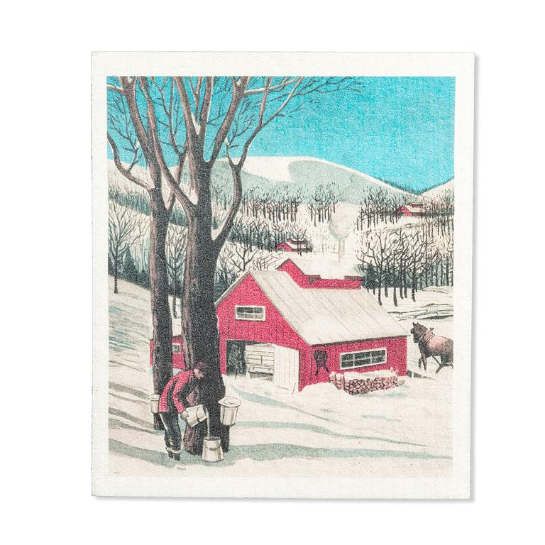 Maple Sugar Shack Dish Cloth