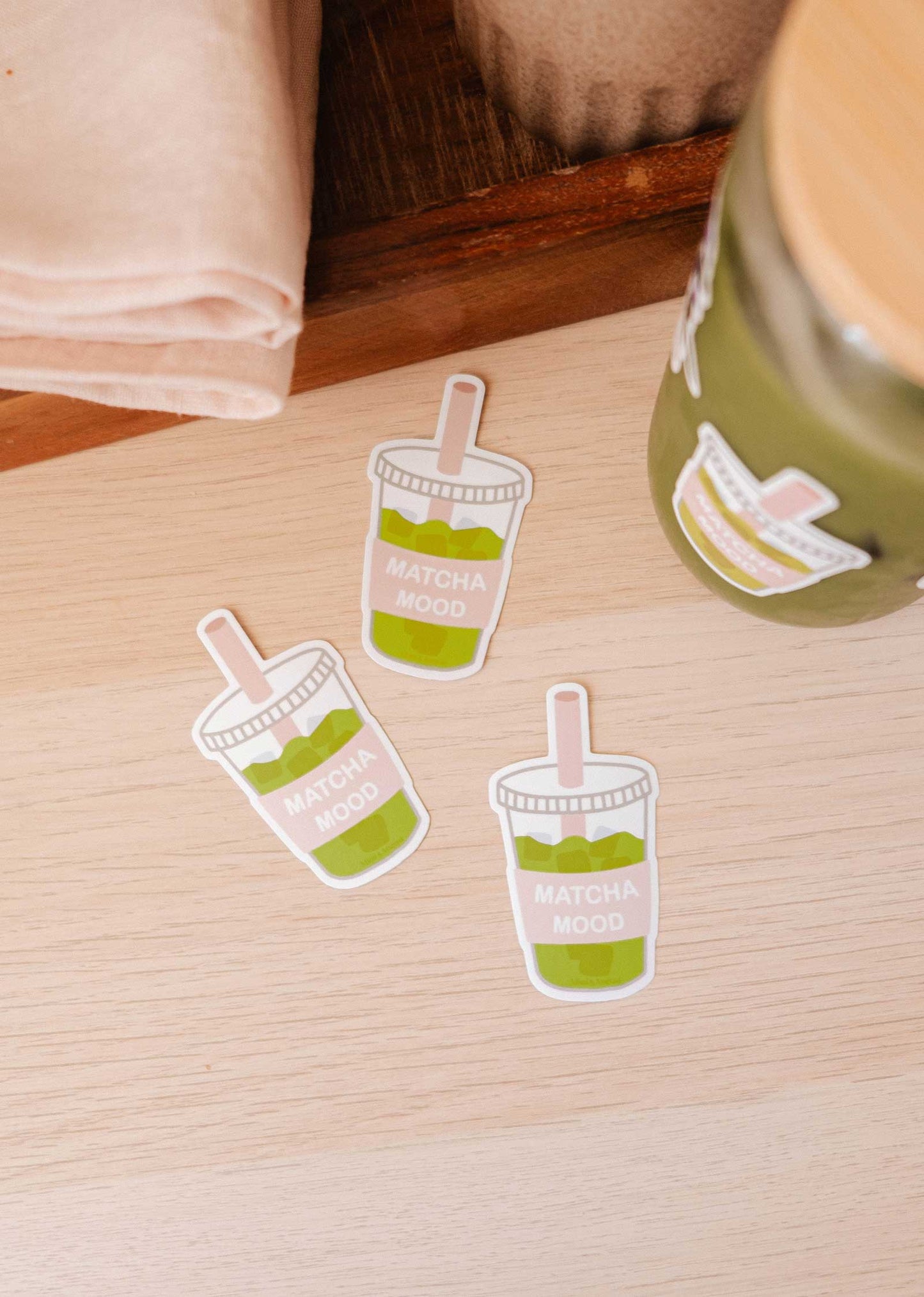 Matcha Mood - Vinyl Sticker