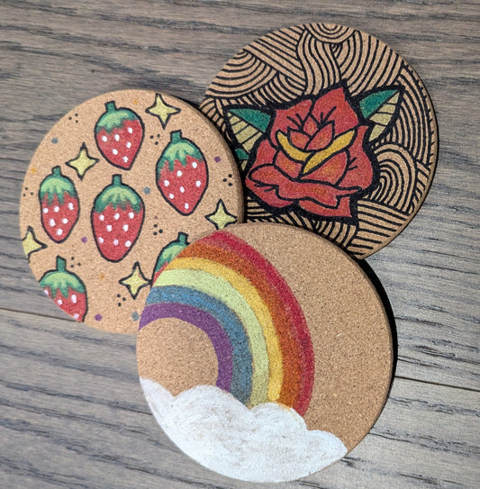 Painted Coasters Workshop - Wednesday June 10, 2026 from 6-8:30pm
