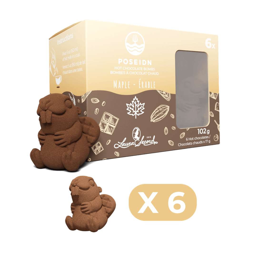 Hot Chocolate Bombs x6 - Maple - 102 g