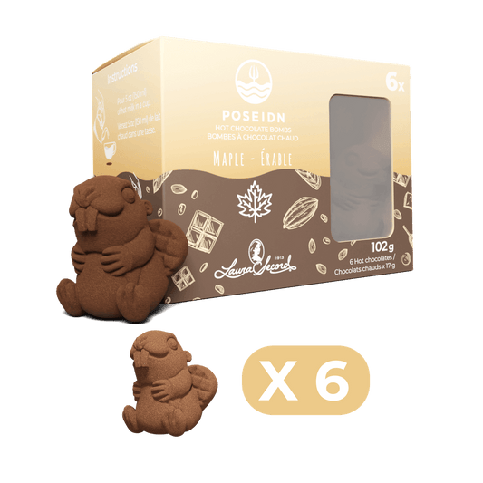 Hot Chocolate Bombs x6 - Maple - 102 g
