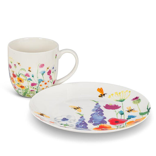Bee Garden Mug and Plate Set - Abbott Collection