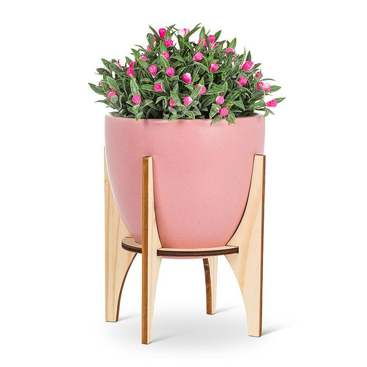 Pink Plant Pot on Stand